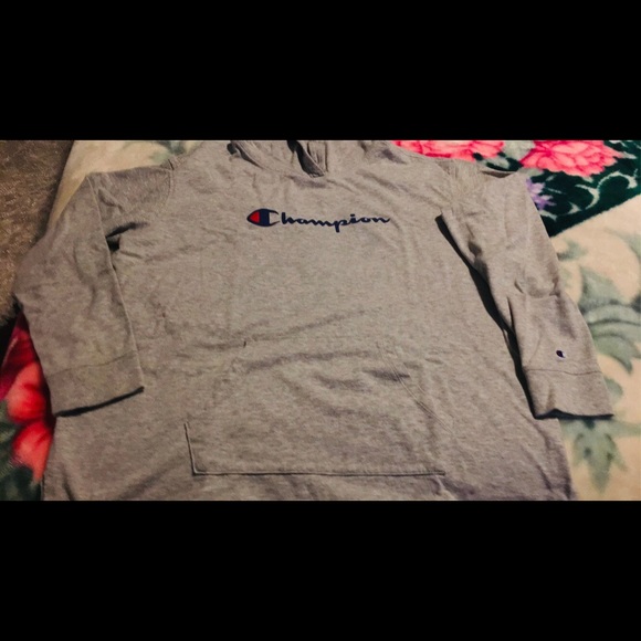 Men’s champion grey hoodie - Picture 4 of 4